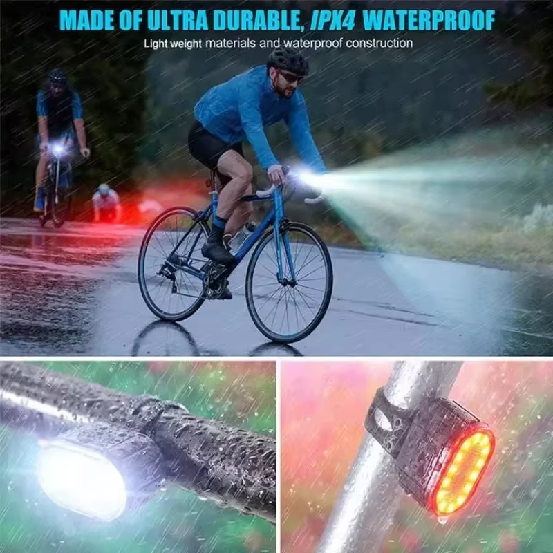 Feux avant et arrière de vélo