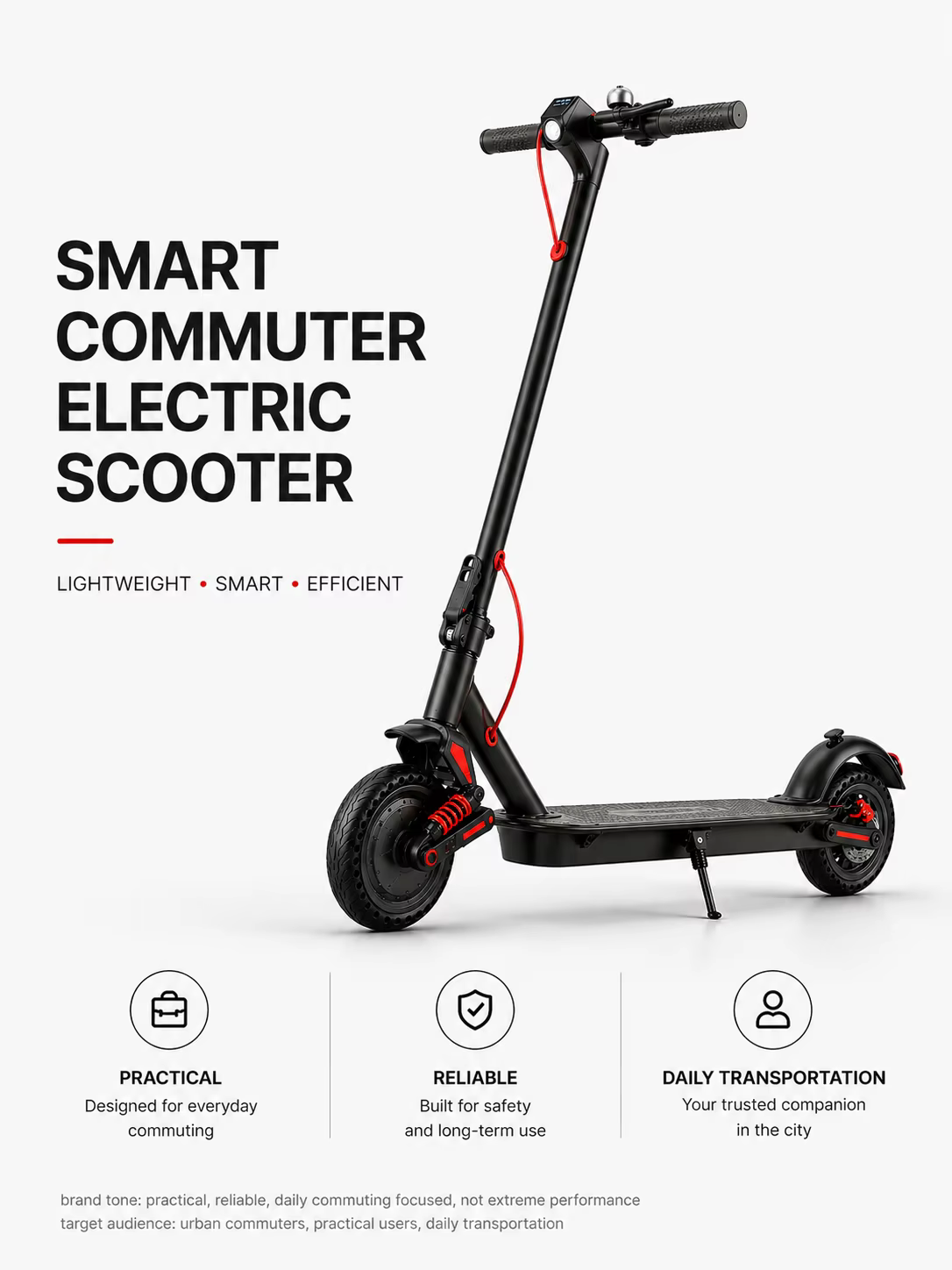 Trottinette électrique pliable 36V 500W avec siège amovible