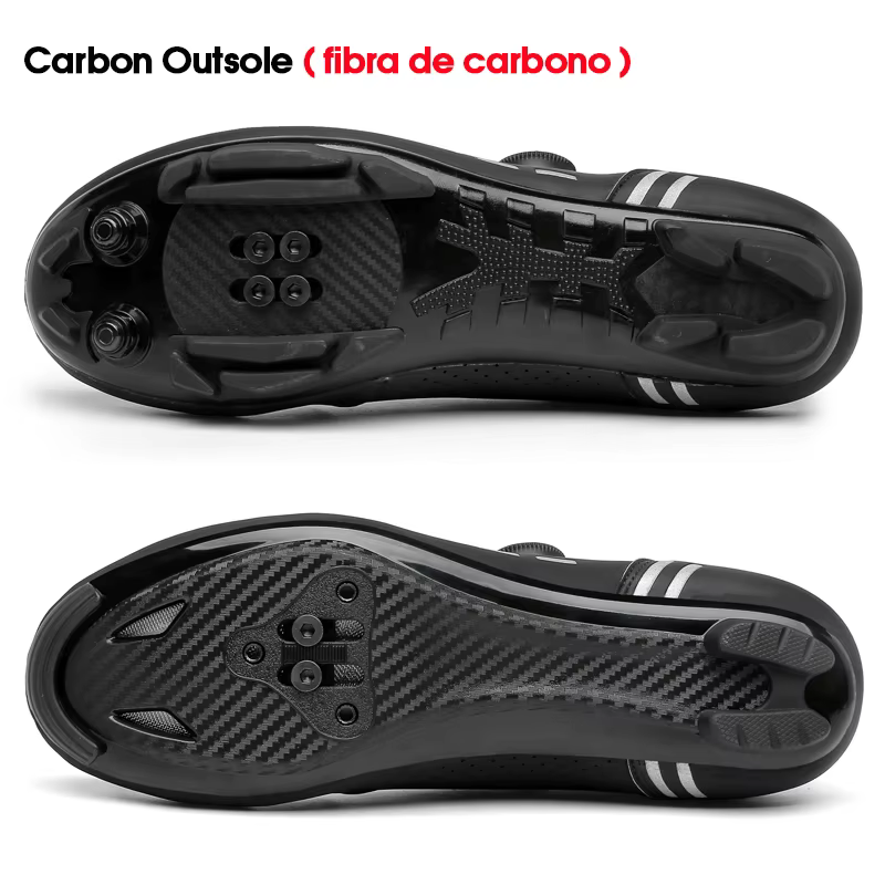 Chaussures de cyclisme en carbone pour femmes et hommes