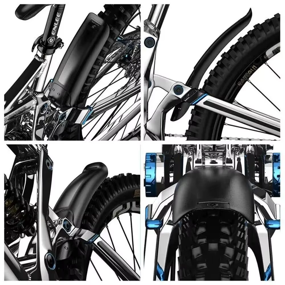 1/2 pièces ENLEE vélo coque dure garde-boue