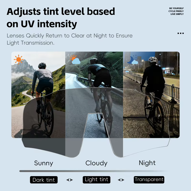 WEST BIKING – lunettes de cyclisme photochromiques pour vtt