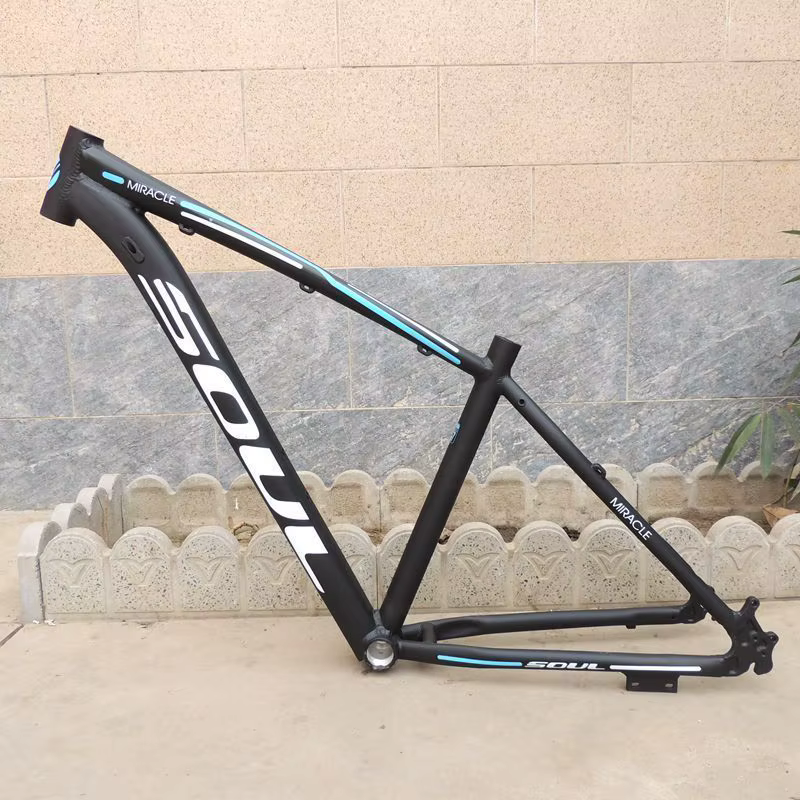 Cadre de vélo de route ultraléger en alliage d'aluminium avec frein à disque, câblage interne, 27.5x17 pouces