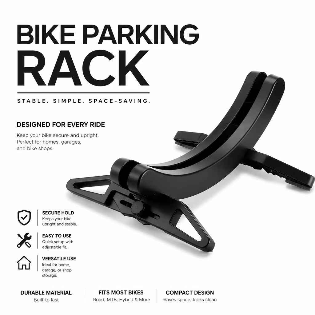 Support de stationnement de vélo réglable
