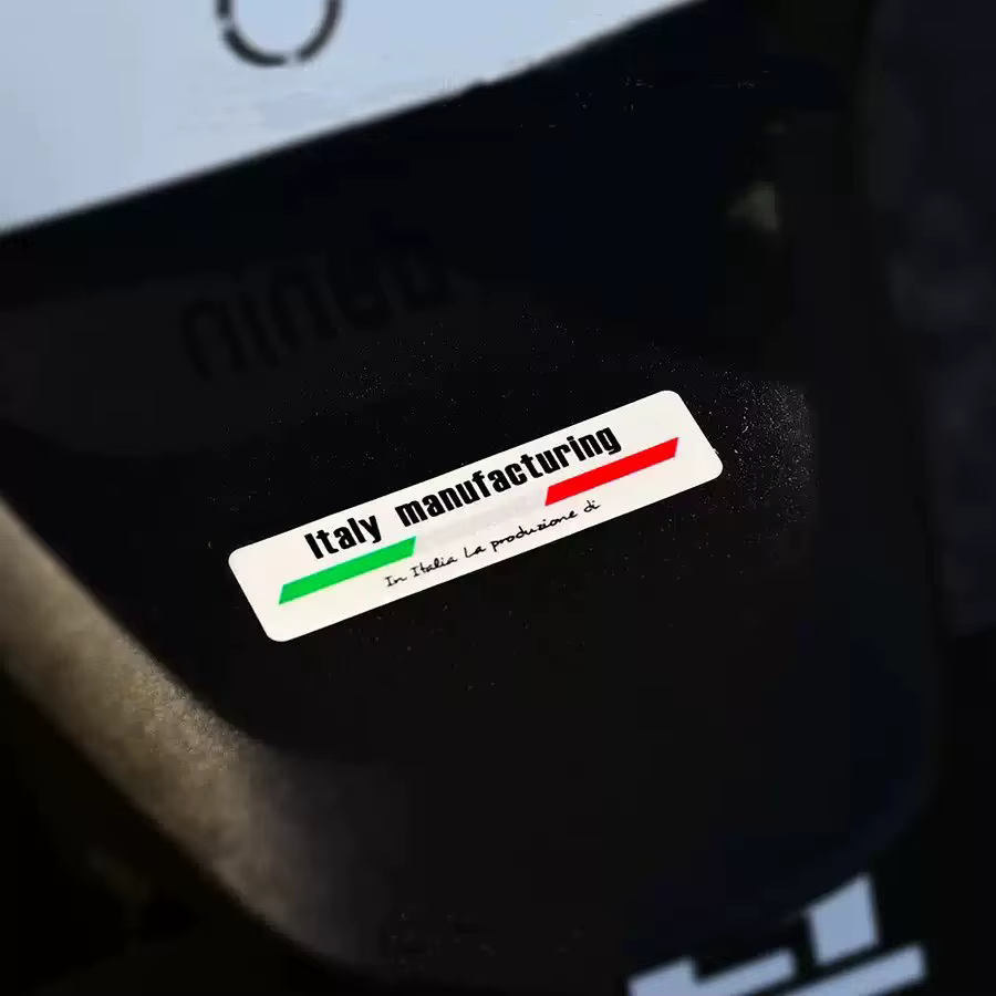 Autocollant réfléchissant en vinyle drapeau italien