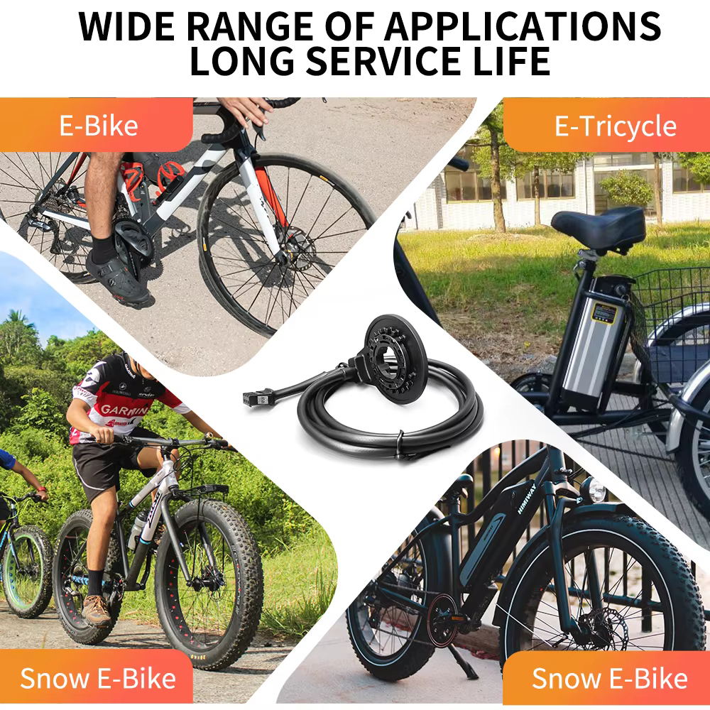 Ebike côté gauche PAS capteur C12L 12 signaux pédale 24V36V48V Kit de Conversion de vélo électrique pièces