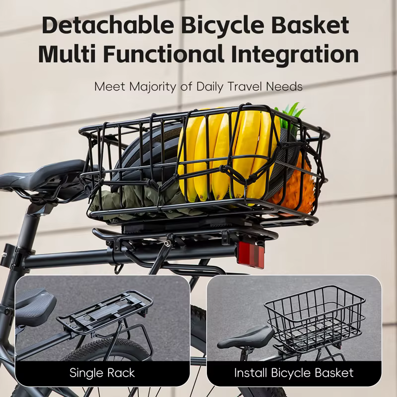 WEST BIKING – panier arrière de vélo de grande capacité