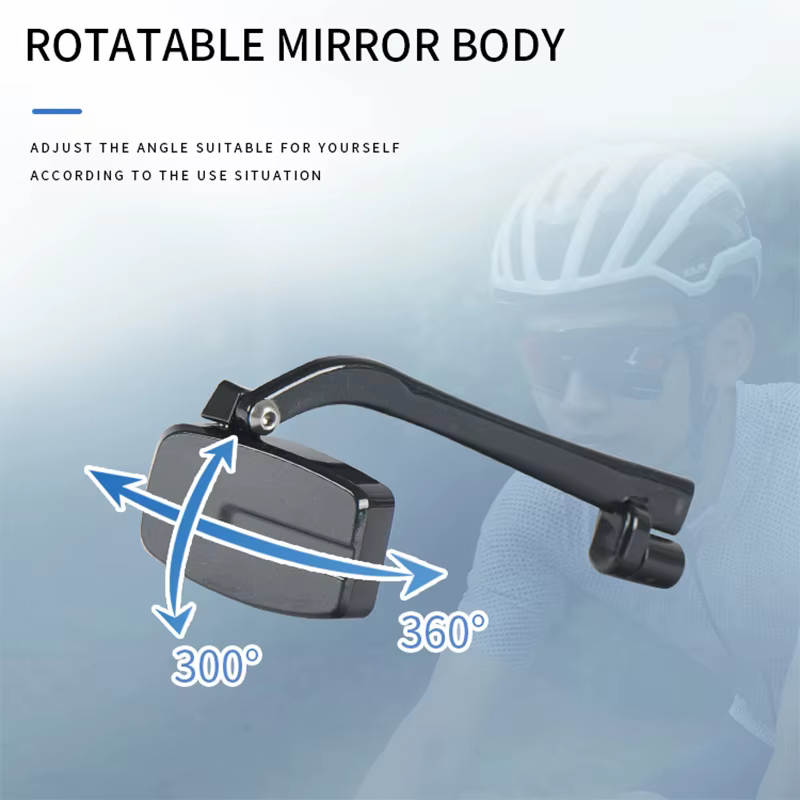 Miroir rétroviseur pour lunettes de cyclisme