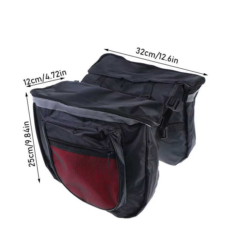 Sacoche de vélo pour porte-bagages arrière