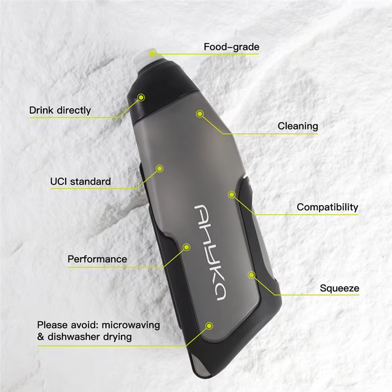 AHYKA vélo 600Ml support de bouteille d'eau conception aérodynamique cadre