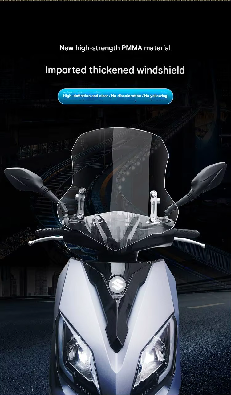 Pare-brise universel amélioré pour scooter