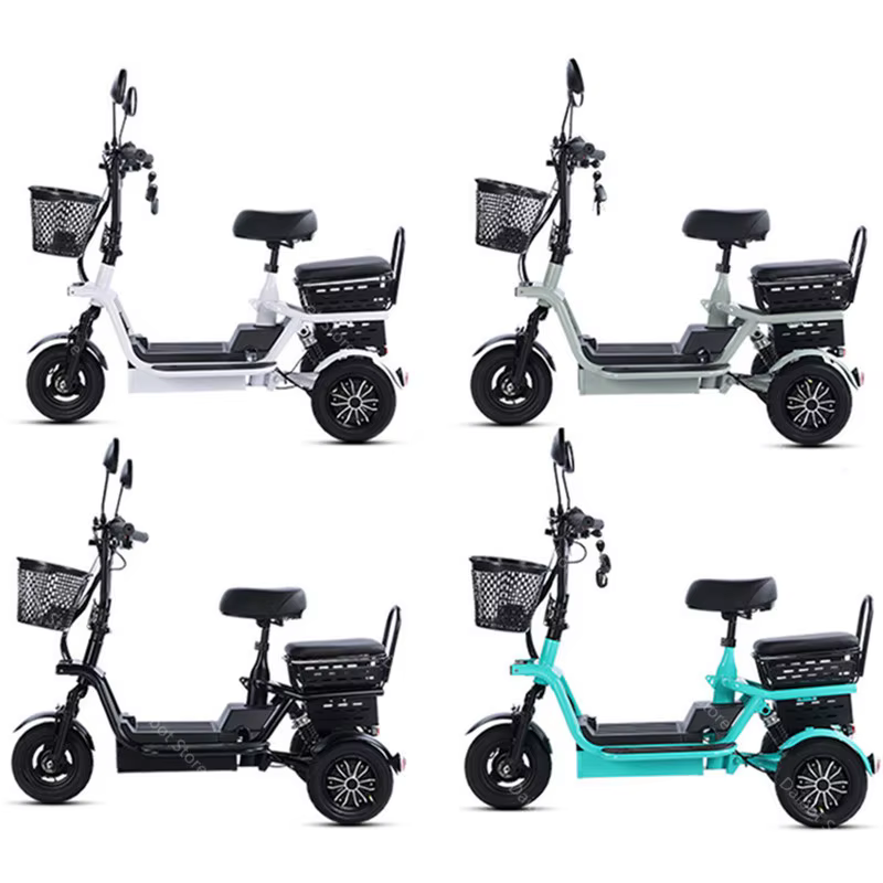 Tricycle électrique pliant pour adultes