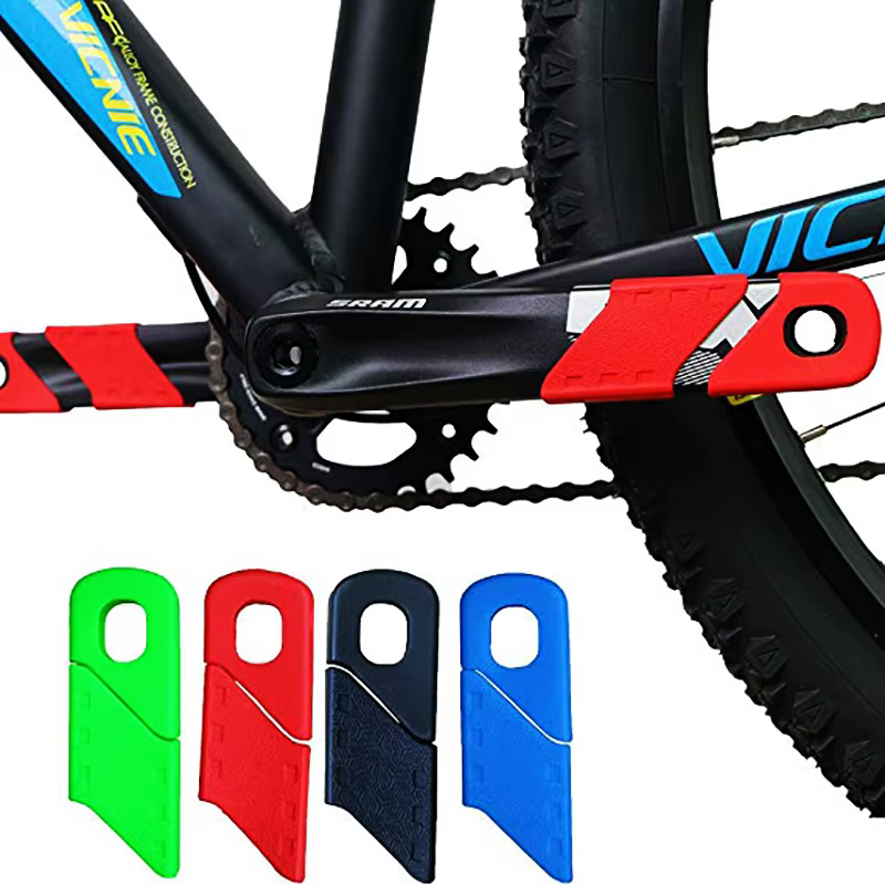 ENLEE couvercle de protection de manivelle de vélo de montagne ensemble de manivelle de vélo vtt couvercle de bras de manivelle de protection universel 4 pièces/1 ensemble