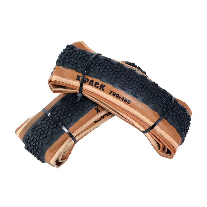 ONTRACK PLIÉ PLIER GRAVEL 700X38C 700X40C 700X45V X-PACK 30TPI PEAU BROWN WALL NOIR