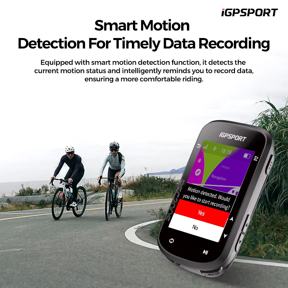 Ordinateur de vélo GPS iGPSPORT BSC200S avec navigation d'itinéraire