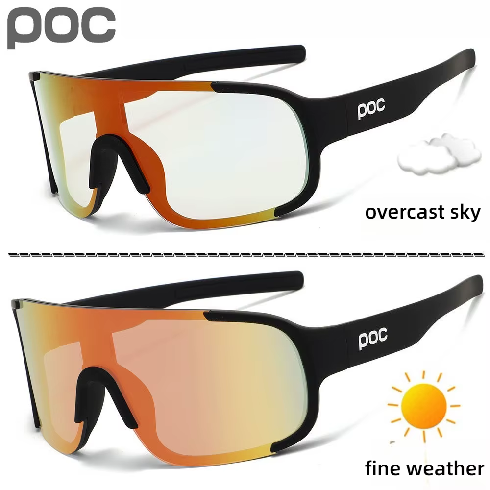 Lunettes de cyclisme à changement de couleur jour et nuit POC.