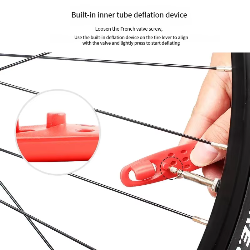 Kit de levier de démontage de pneu de vélo en trois parties