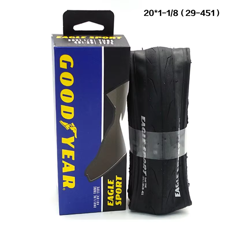 Pneu de vélo Goodyear Eagle Sport Small Tire 20x1-1/8 29-451, pneus de vélo de route, pneus de vélo BMX ultralégers, pneu 20er 95 PSI
