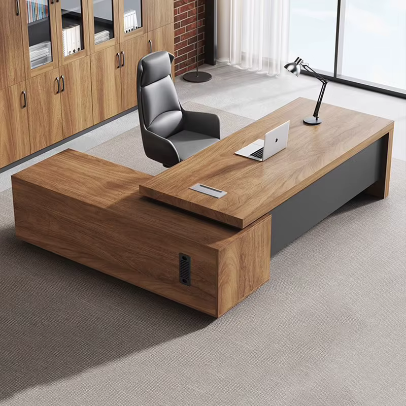 Bureau d'étude en bois, organisateurs d'ordinateur modernes, rangement, bureau bon marché, relaxant, Mesa Ordenador, meubles permettant de gagner de l'espace