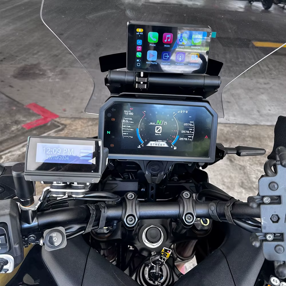 Tracer 9 GT + GPS support de téléphone de Navigation pour YAMAHA Plus Tracer9gt Plus support de téléphone portable support d'extension Tracer9 2023 2024 2025