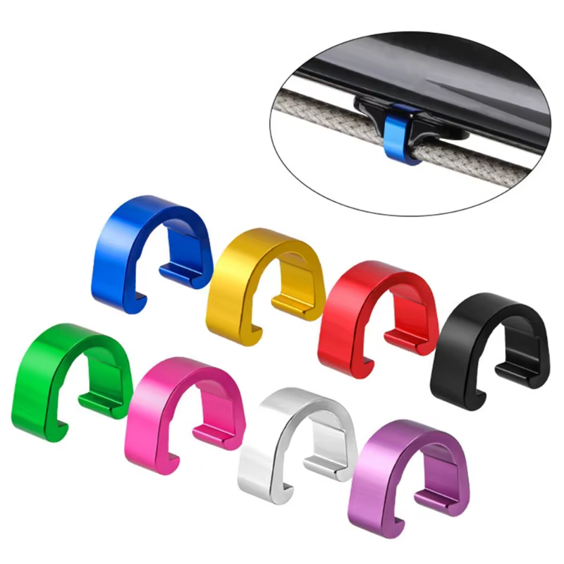 10 pièces vélos c-clip pinces boîtier tuyaux Guide