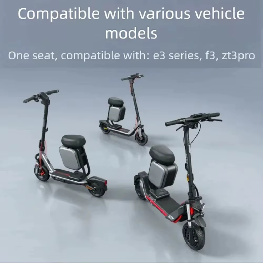 Siège multifonctionnel d'origine pour trottinette électrique Segway ZT3 Pro E3 Pro / F3 avec accessoires de sac
