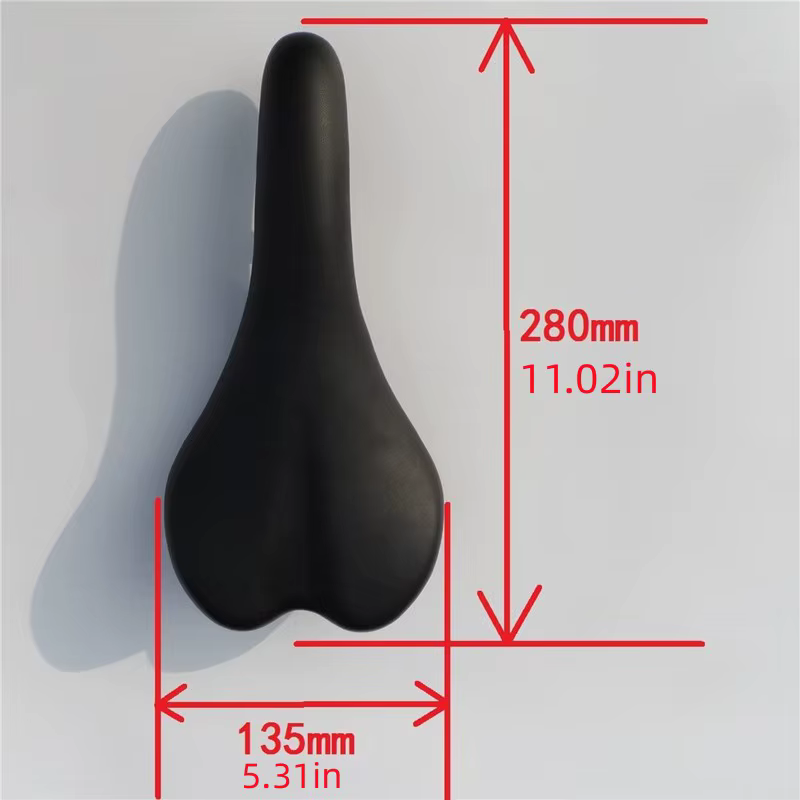Selle de vélo, selle de vélo confortable avec rembourrage de moyenne épaisseur