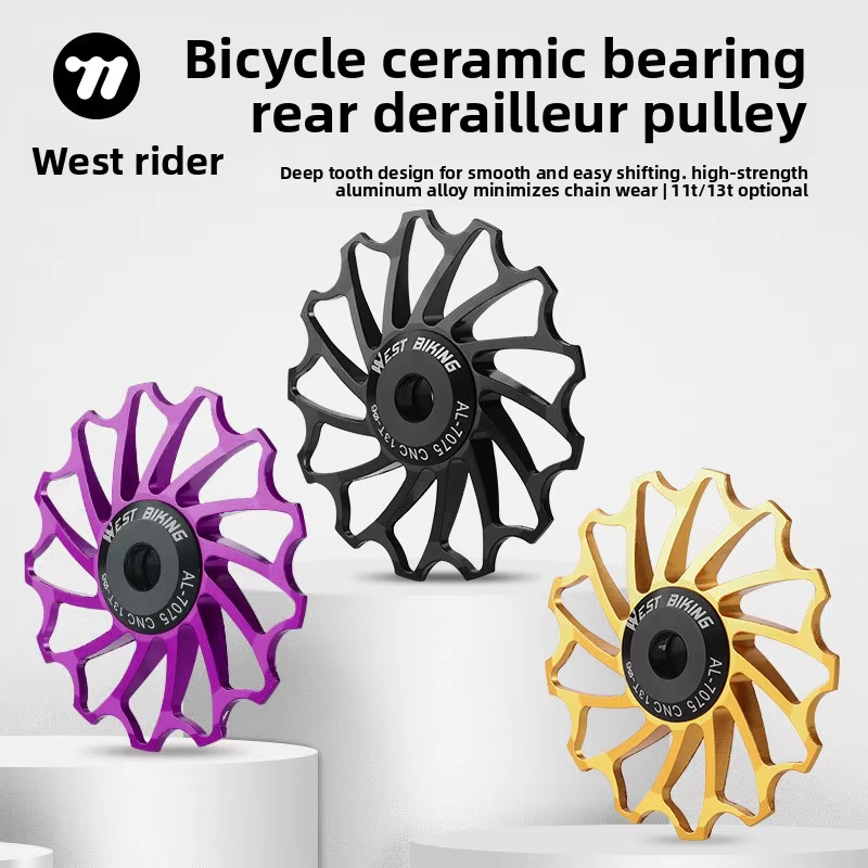 Poulie de dérailleur VTT en céramique 11T 13T