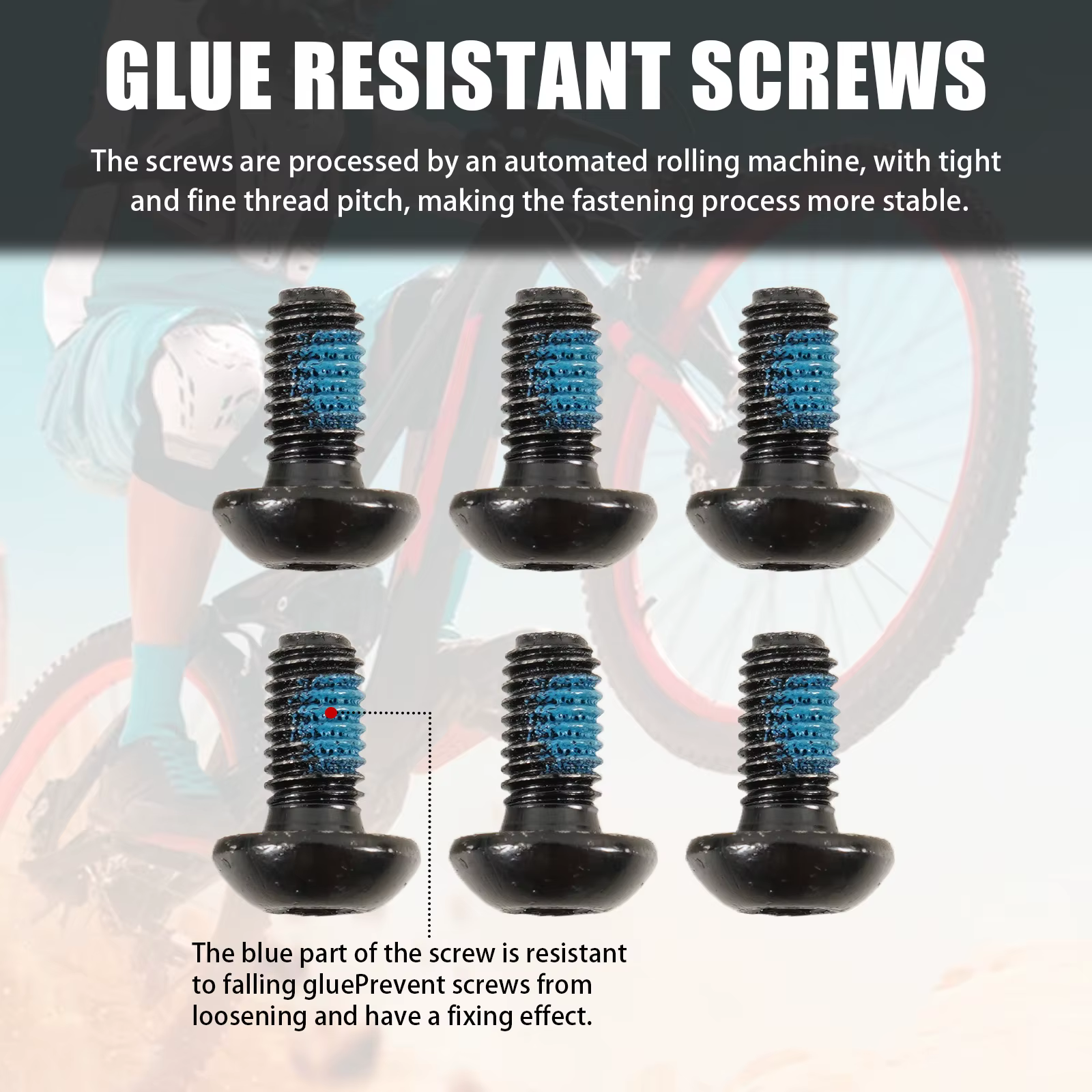 Rotor de frein à disque de vélo 160 mm avec 6 boulons