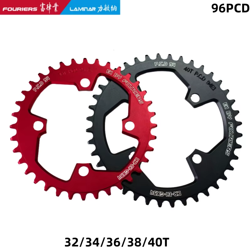 FOURIERS 94PCD Plateau de chaîne VTT 4 boulons RONDE 32/34/36/38/40T