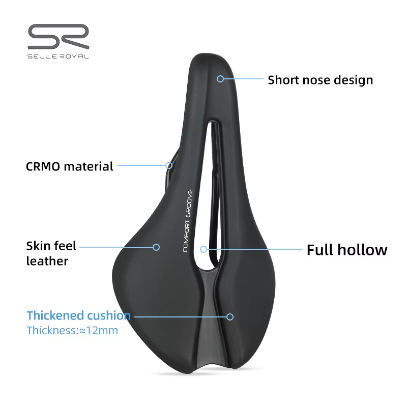 Selle de vélo respirante SELLE ROYAL Aeros O Hollow