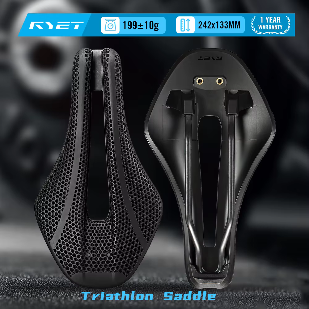 Selle de Triathlon RYET TT01 3D VCM à Nez Court