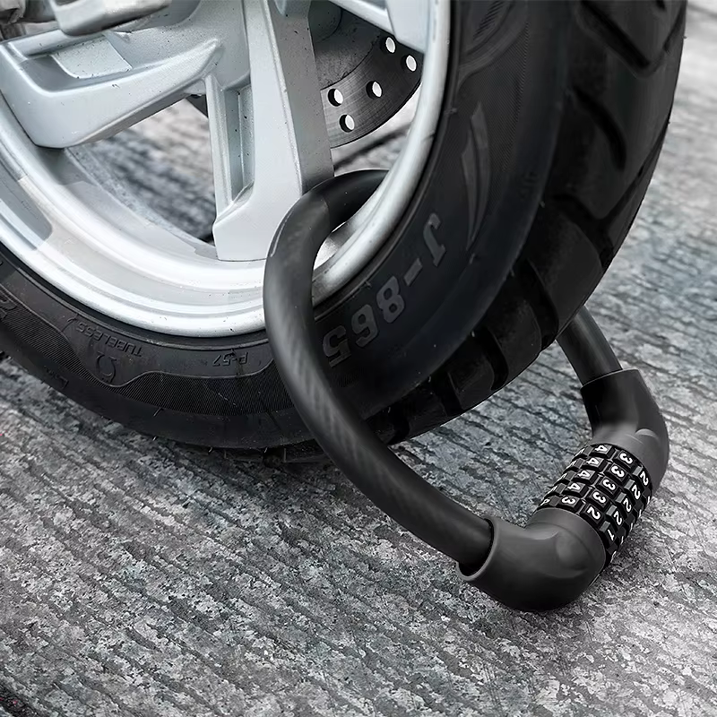 Serrure antivol en acier renforcé à 5 chiffres de haute sécurité pour vélos/vélos de montagne/scooters-résistant aux intempéries et Durable