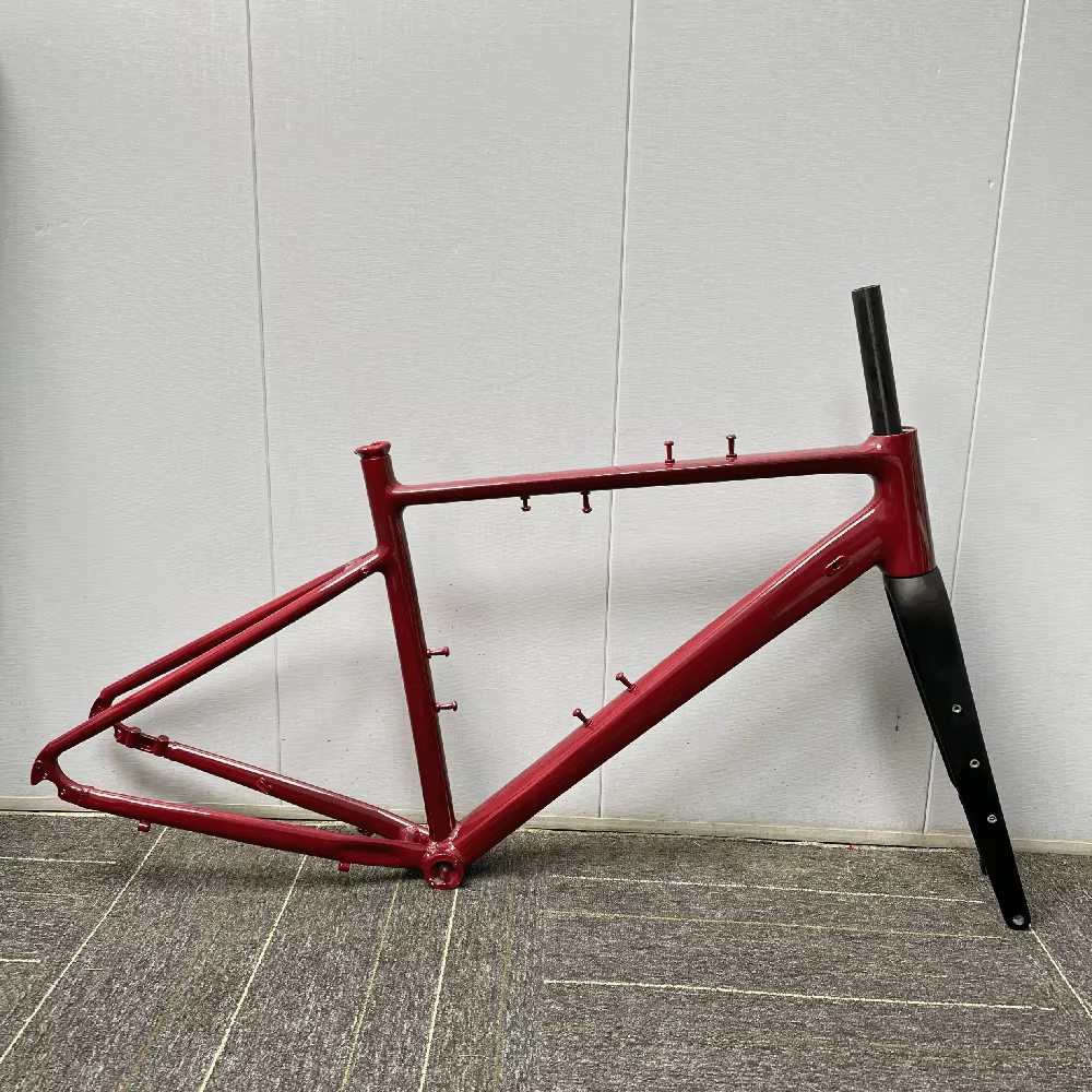 43 cm/47 cm/52 cm axe de seau cadre de vélo de gravier 700C