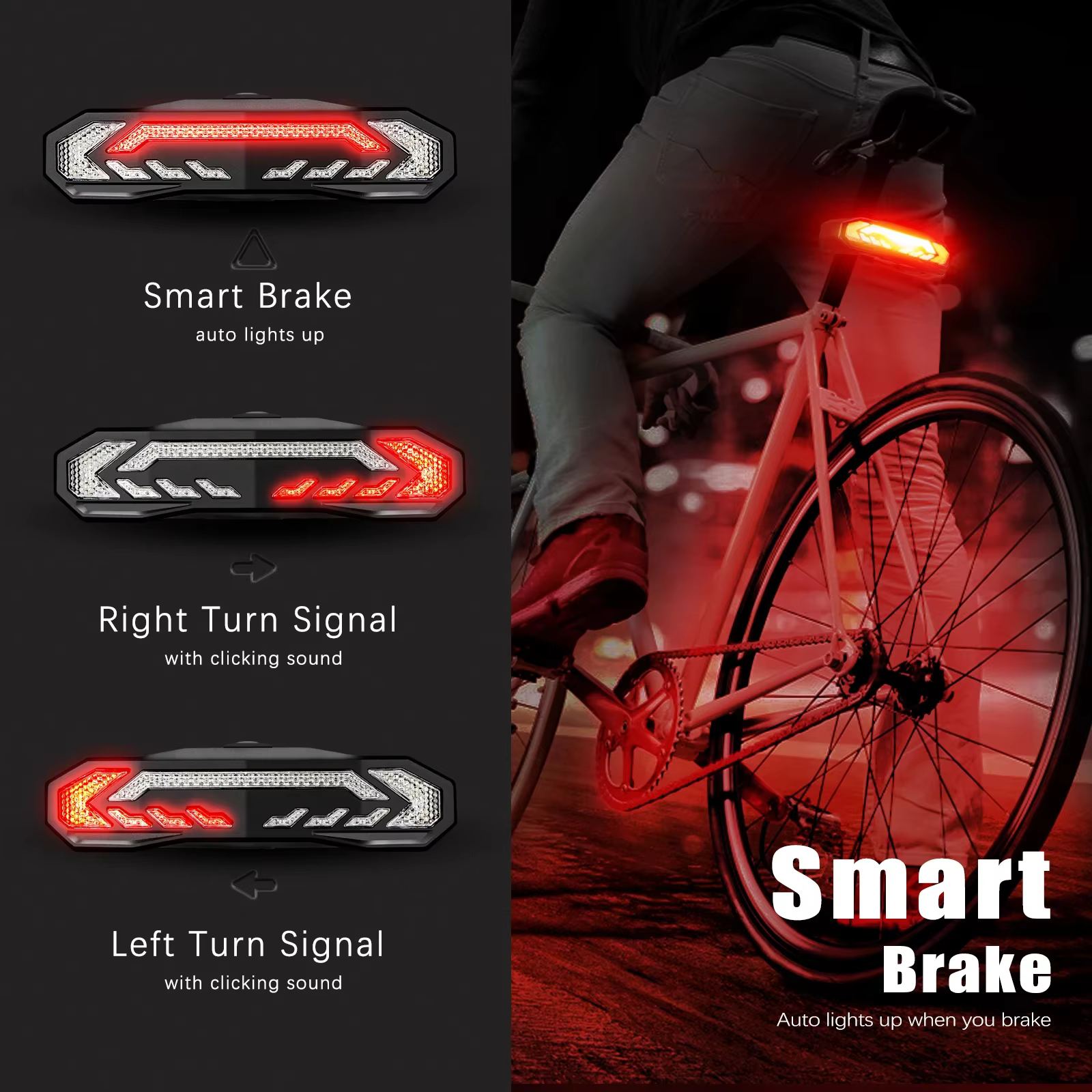 Rockbye – clignotants de vélo rechargeables