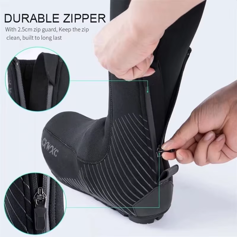 Couvre-chaussures de cyclisme d'hiver chauds pour hommes et femmes