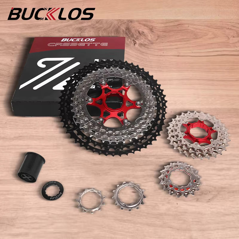 BUCKLOS Cassette de vélo 10/11/12 vitesses