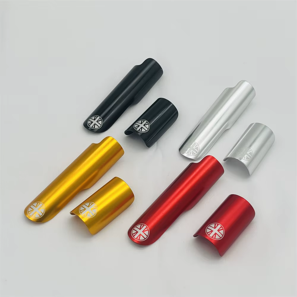 Protecteur de cadre de vélo pour autocollant triangle arrière Brompton en alliage d'aluminium avec 3Mdouble colle