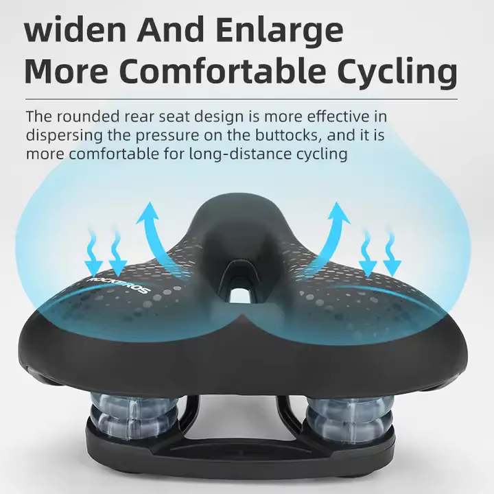 Selles en cuir pour vélo de montagne avec selle