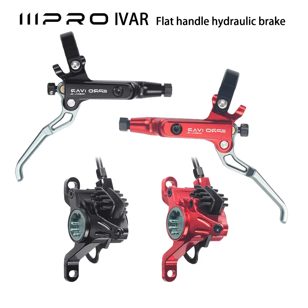 Vélo de route à barre plate de routage de câble interne IIIPRO avec frein à disque hydraulique et étrier