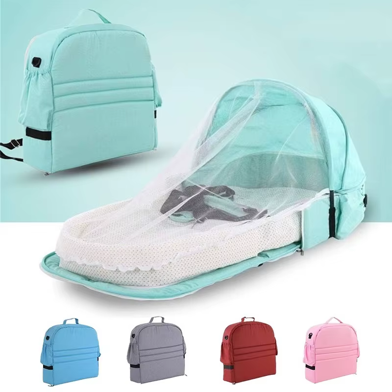 Berceau pour nouveau-nés, lit de voyage pour bébé avec filet, nid pliable pour bébé, moustiquaire, sac de couchage pour nourrissons, nid de couchage pour nouveau-nés