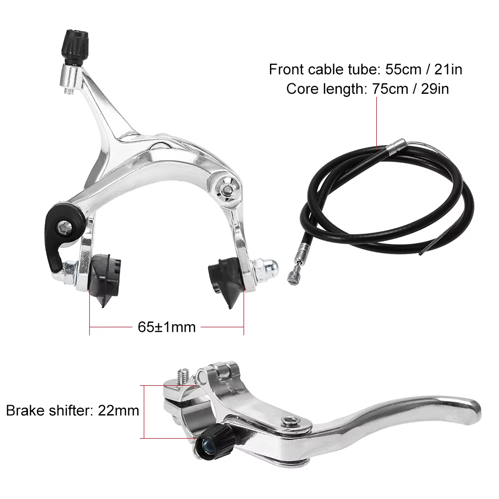 Kit de frein avant/arrière pour vélo fixie