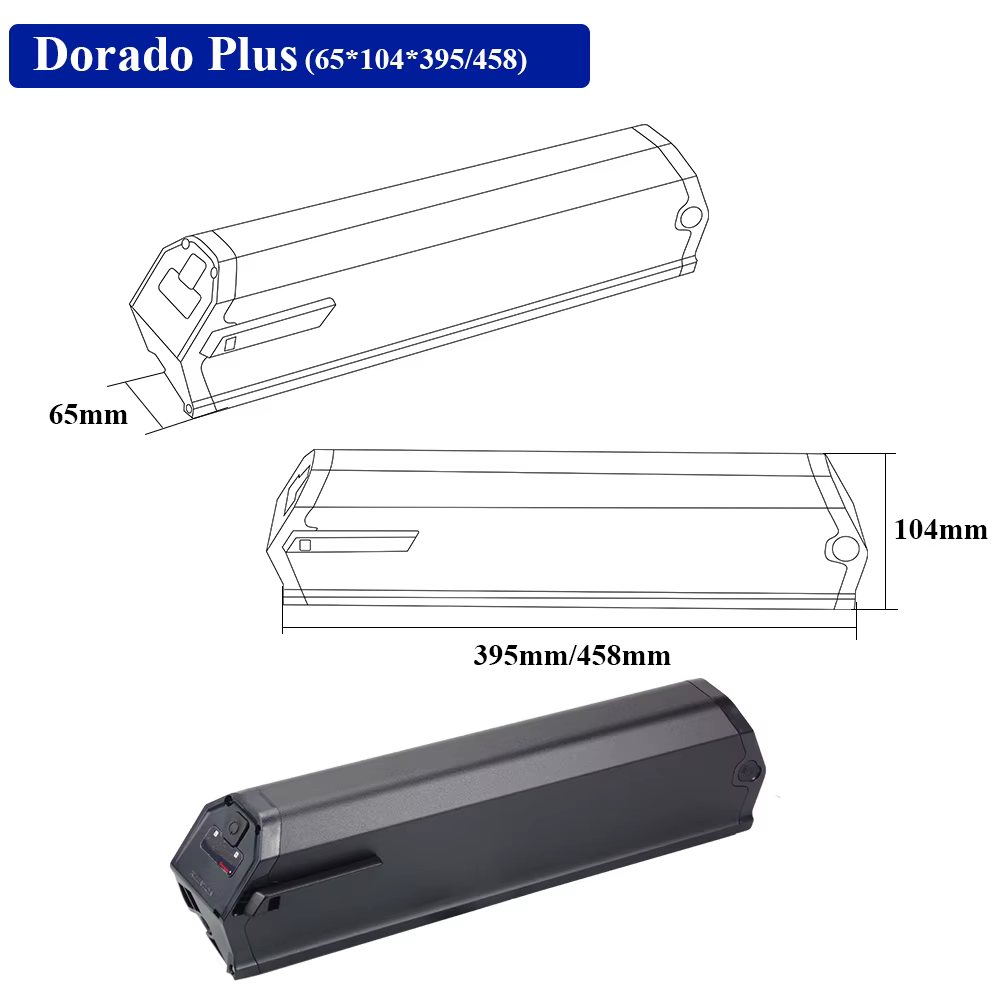 Batterie de vélo électrique NCM Moscow 500W 750W 13Ah 48V 16Ah 17.5Ah Reention Dorado X Class Fat Tire