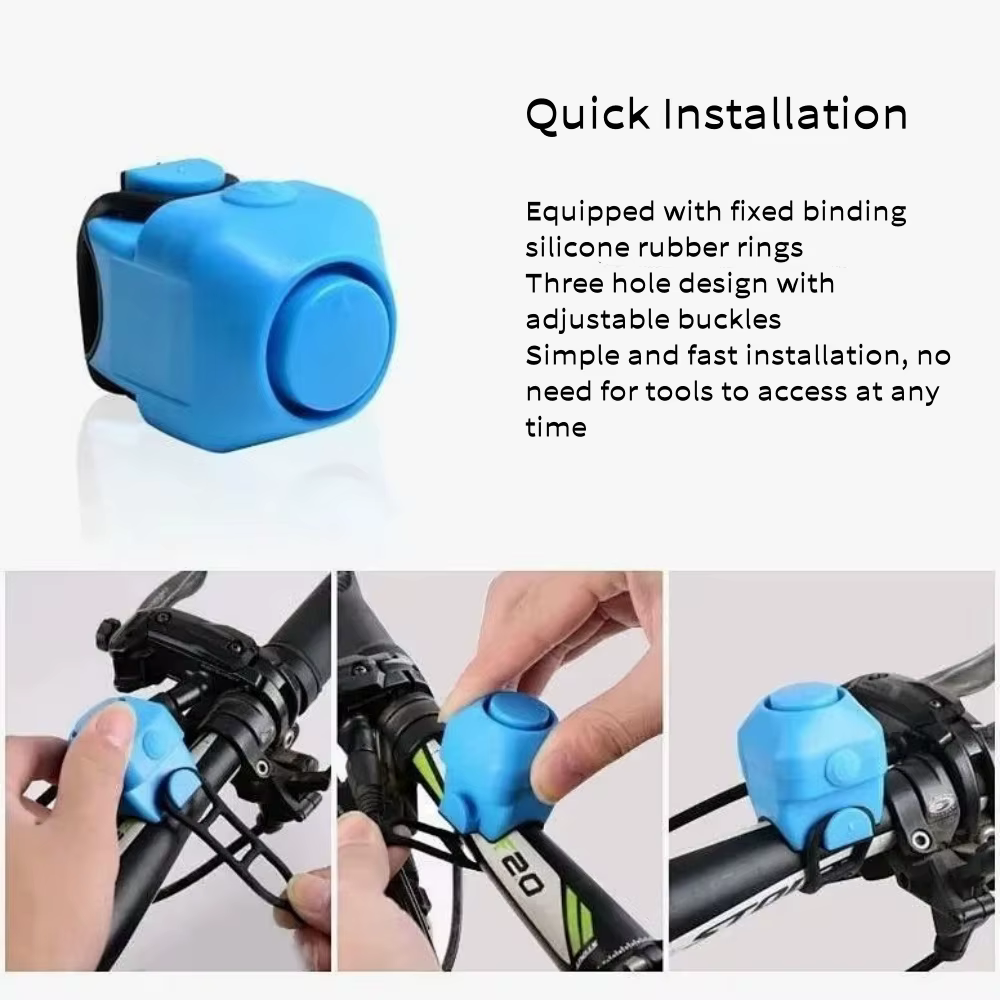 Klaxon électronique puissant pour vélo 130 Db