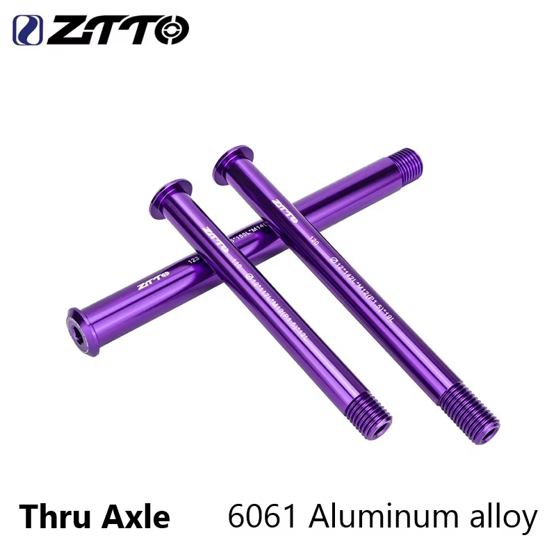 ZTTO Axe traversant violet en alliage d'aluminium 6061 pour VTT