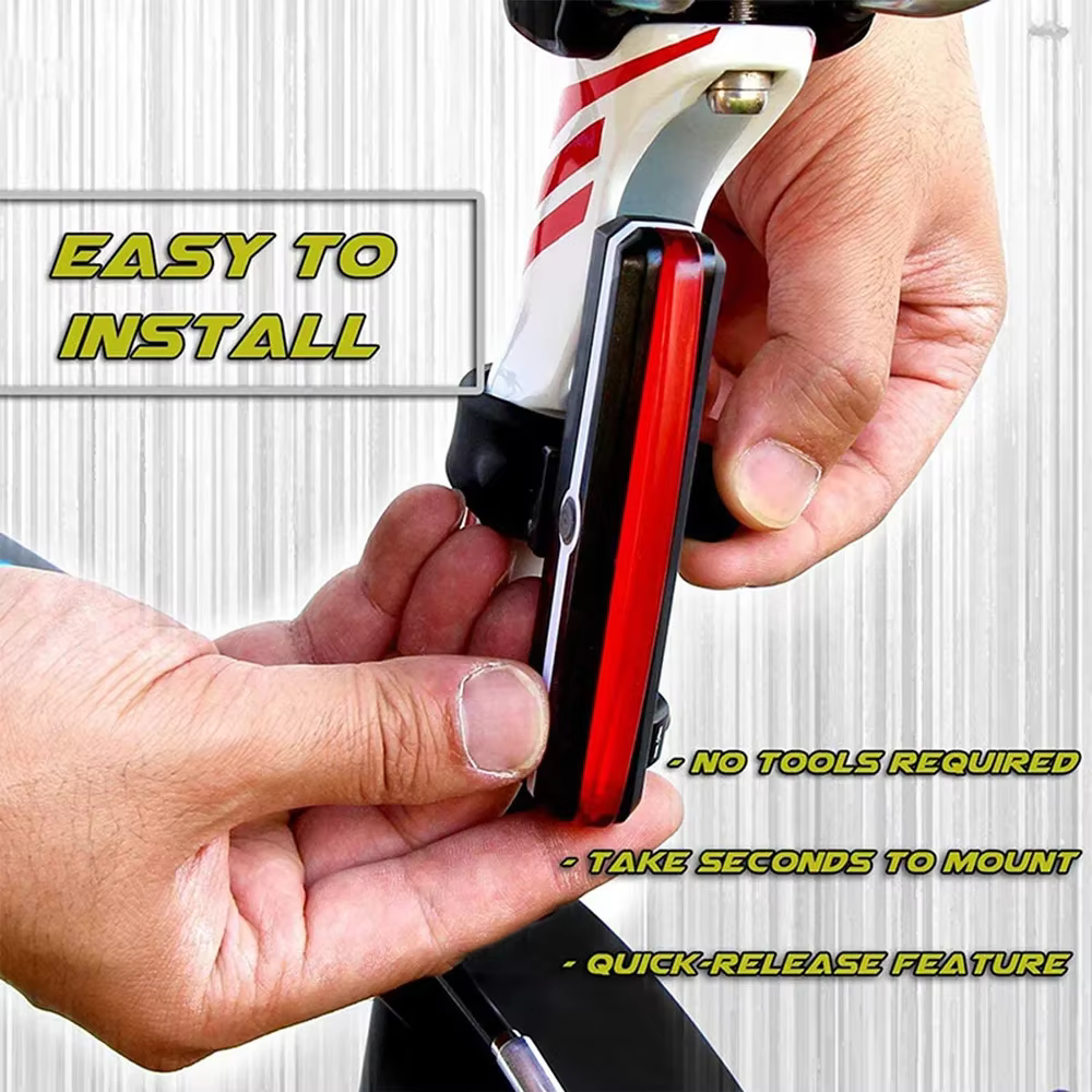 Feu arrière de vélo, Rechargeable