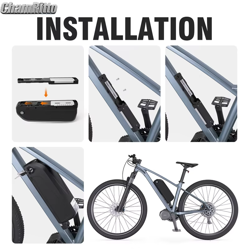 Batterie Vélo Électrique Hailong 36V 48V 52V 60V 72V 20Ah 24Ah 40Ah 50Ah 60Ah 30Ah Cham-rider Akumulator 2000W