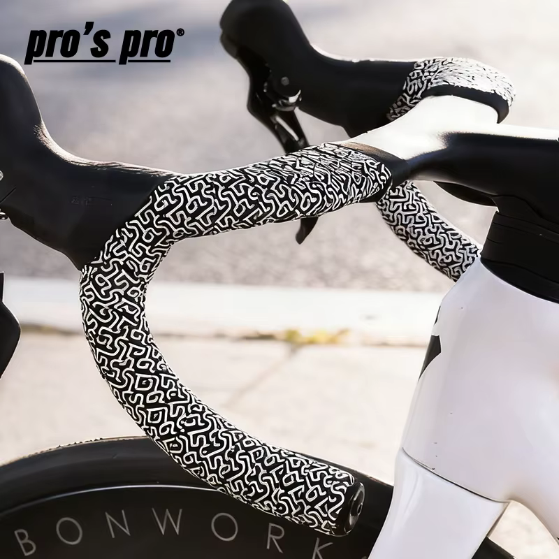 2 pièces de ruban de guidon de vélo de route antidérapant et absorbant les chocs en EVA/PU avec embouts