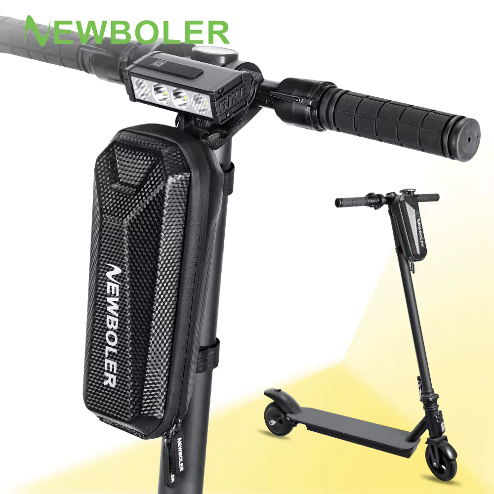 NEWBOLER 0.7L Scooter électrique avant sac étanche Velcro sangle libération EVA