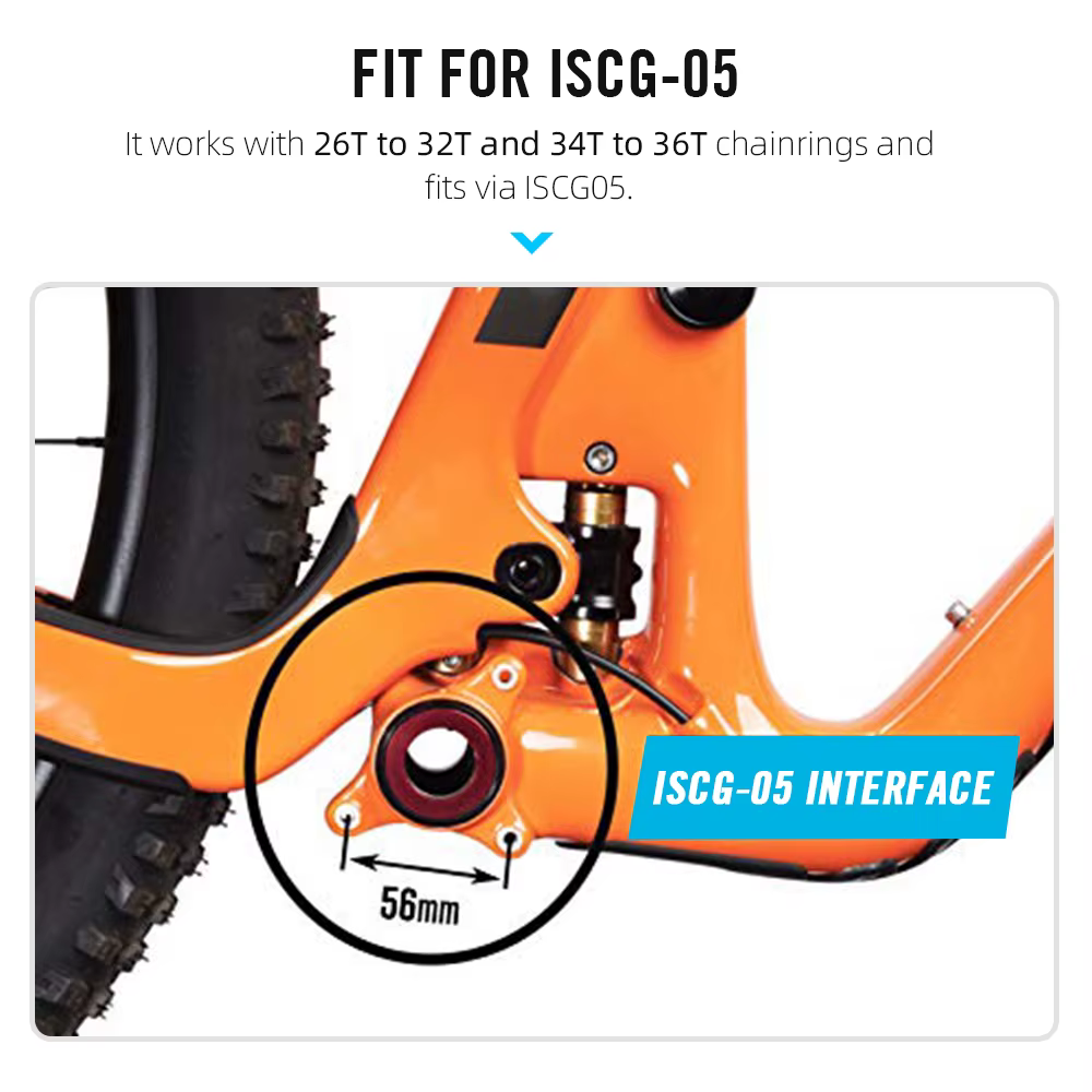 RYET-Protecteur de chaîne de vélo, ISCG05, VTT, 26-32T 34-36T