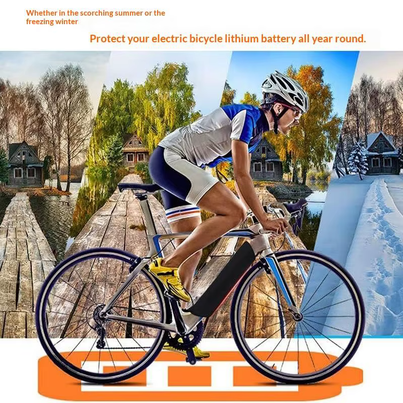Couverture isolante pour cadre de batterie de vélo électrique